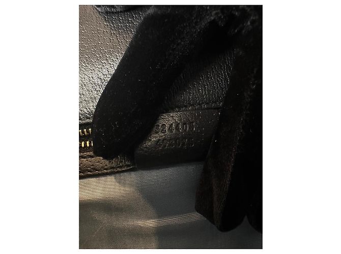 Borsa a tracolla Gucci Sylvie Bee and Star Nero - vista 15