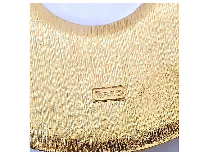 Autre Marque Collana "Dragon" Trifari placcata oro 18kt Bianco D'oro - vista 11