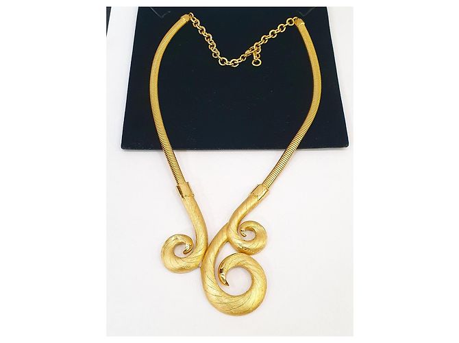 Autre Marque Collana Swirl Trifari placcata oro 18kt D'oro - vista 4