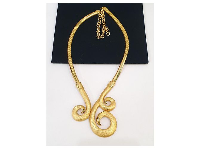 Autre Marque Collana Swirl Trifari placcata oro 18kt D'oro - vista 7