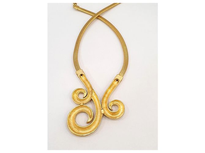Autre Marque Collana Swirl Trifari placcata oro 18kt D'oro - vista 8