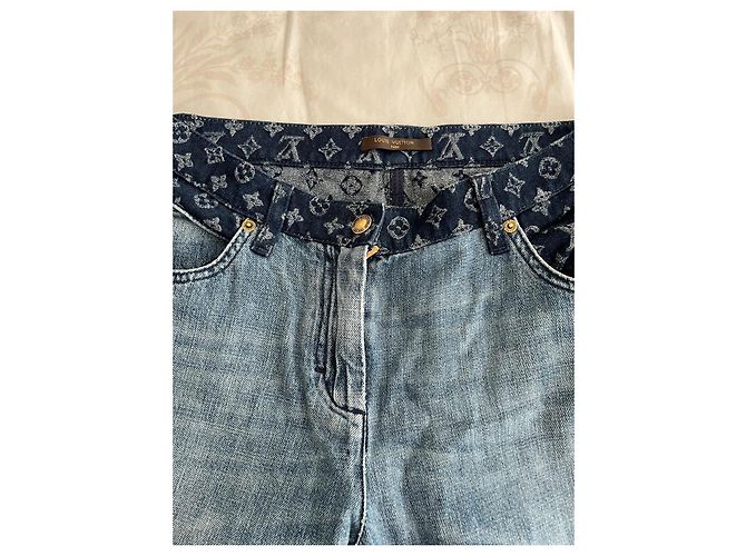 Jean Louis Vuitton Monogram Blu Monogramma - vista 2