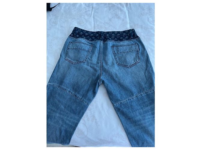 Jean Louis Vuitton Monogram Blu Monogramma - vista 3