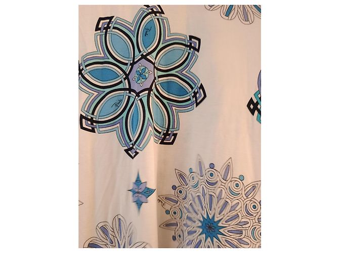Polo Emilio Pucci Negro Blanco Azul Gris Azul claro - vista 7