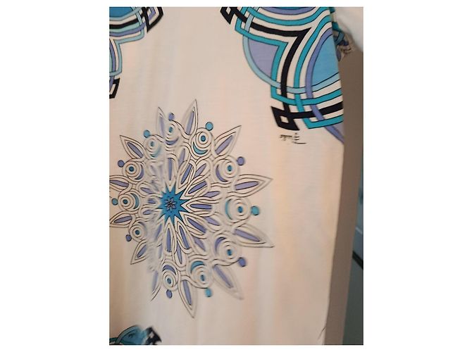 Polo Emilio Pucci Negro Blanco Azul Gris Azul claro - vista 8