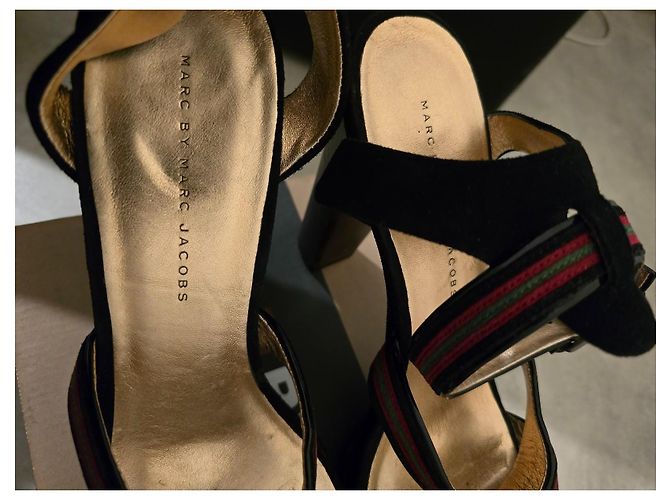 Sandali con tacco Marc by Marc Jacobs Nero Multicolore - vista 3