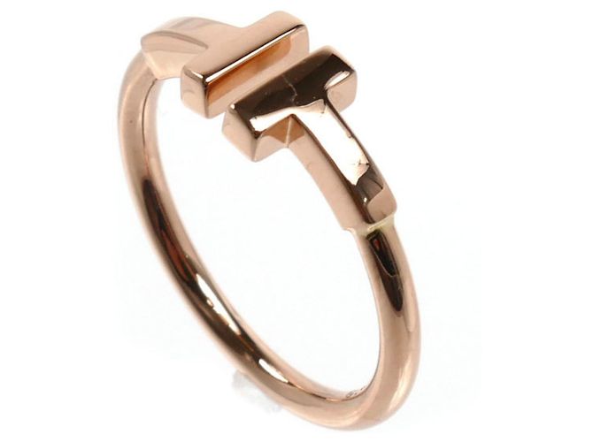 Anello T Wire Tiffany & Co. in oro rosa 18K - vista 2
