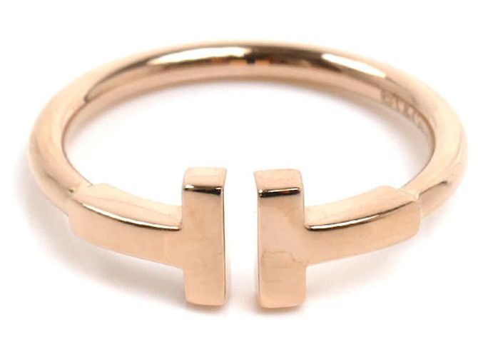 Anello T Wire Tiffany & Co. in oro rosa 18K - vista 3