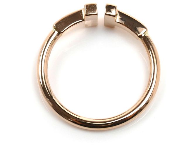 Anello T Wire Tiffany & Co. in oro rosa 18K - vista 4