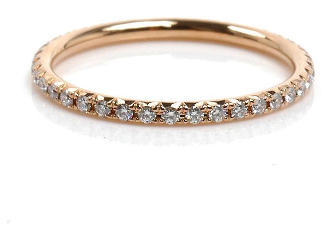 Anello Tiffany & Co. Metro Full Circle in oro rosa 18K - vista 3