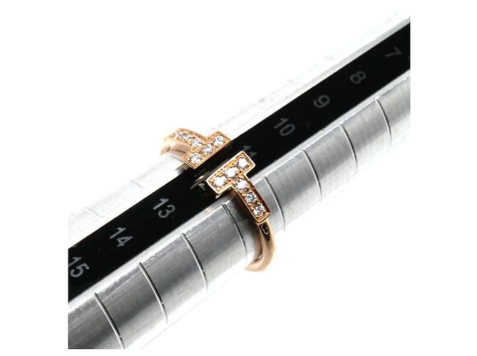 Tiffany & Co Anello Tiffany T Wire in oro rosa 18K con diamante - vista 6