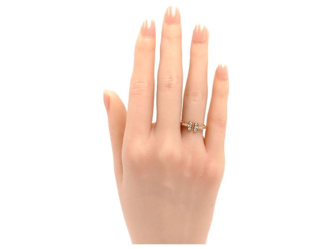 Tiffany & Co Anello Tiffany T Wire in oro rosa 18K con diamante - vista 7