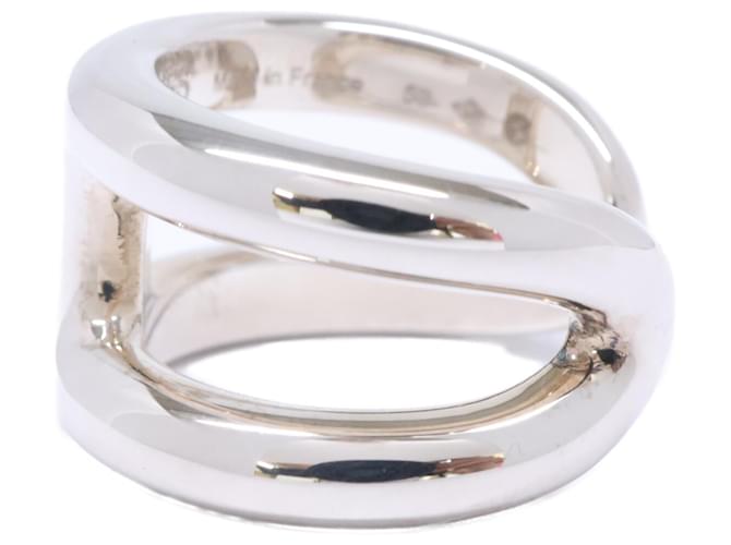 Ring Anello Hermès Osmos PM in argento - vista 2