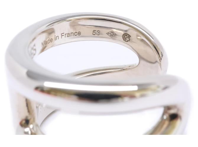 Ring Anello Hermès Osmos PM in argento - vista 8