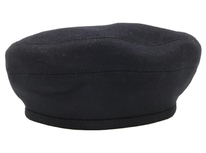 Hermès Basco in cashmere Hermes Saint-Honoré Nero - vista 2