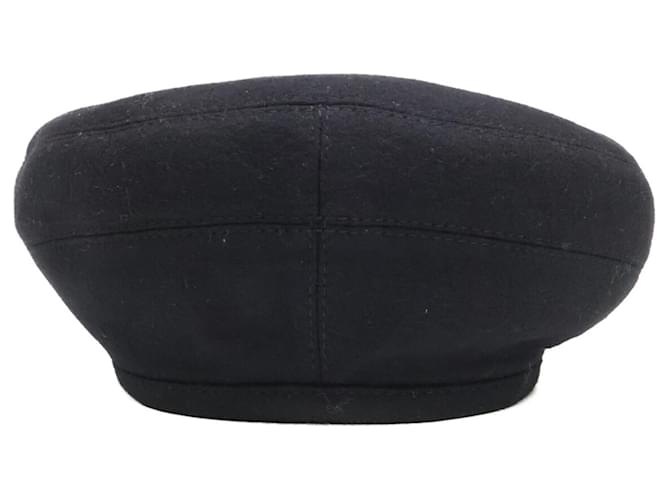 Hermès Basco in cashmere Hermes Saint-Honoré Nero - vista 3
