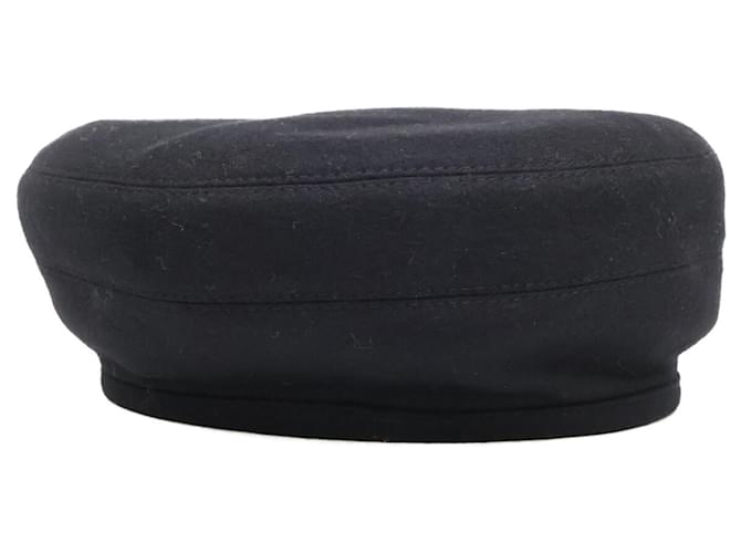 Hermès Basco in cashmere Hermes Saint-Honoré Nero - vista 4