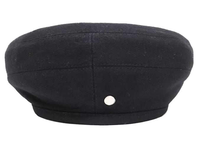 Hermès Basco in cashmere Hermes Saint-Honoré Nero - vista 5