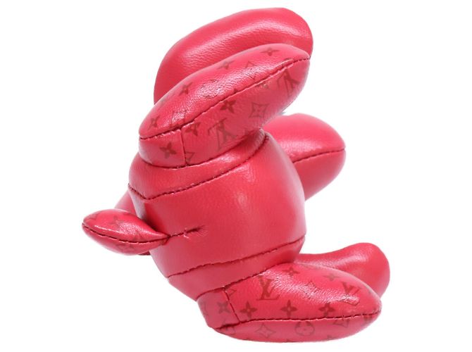 Portachiavi in pelle rosa Louis Vuitton - vista 3