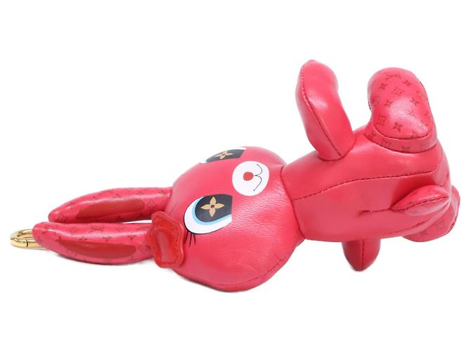 Portachiavi in pelle rosa Louis Vuitton - vista 4