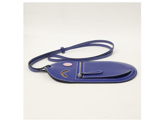 Hermès Borsa a tracolla Hermes Chevre Mysore In-the-Loop To Go Wink GM Blu - vista 3