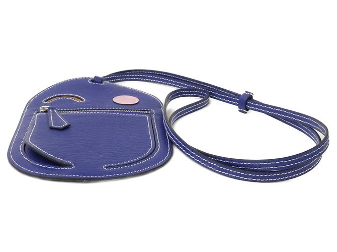 Hermès Borsa a tracolla Hermes Chevre Mysore In-the-Loop To Go Wink GM Blu - vista 4