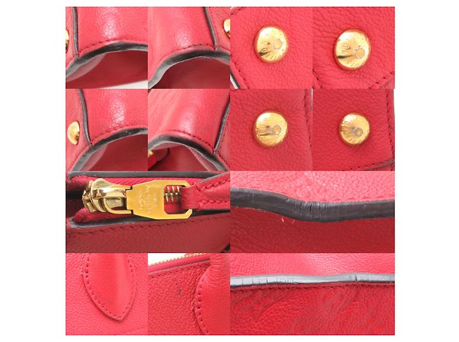 Bolsa Louis Vuitton Pont Neuf GM Vermelho - vista 10