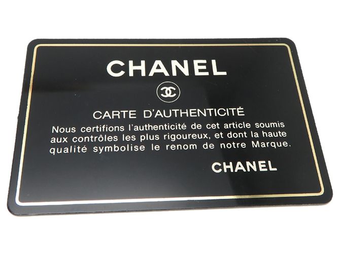 Borsa Chanel in pelle di vitello martellata nera Nero - vista 9