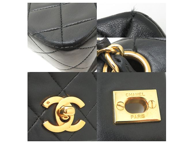 Borsa a tracolla Chanel Matelassé 23 con catena Nero - vista 10