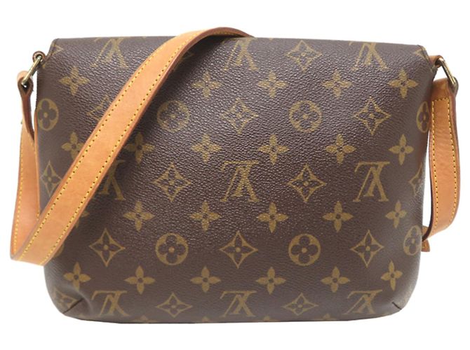 Bolsa de Ombro Louis Vuitton Musette Tango Marrom - vista 2