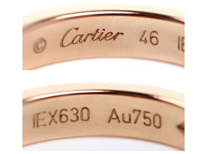 Cartier C Ehering aus 18K Roségold - Ansicht 5