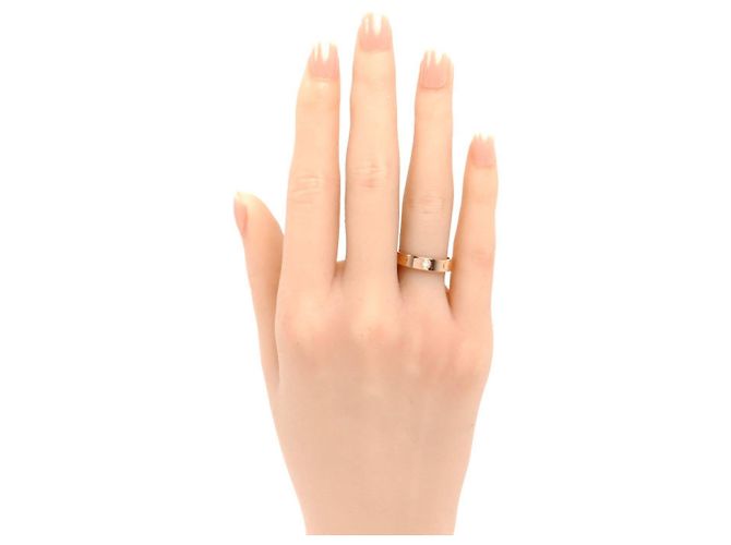Anillo Mini Love Cartier en oro rosa 18K y diamantes - vista 7