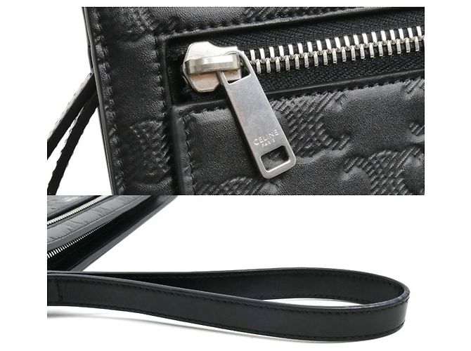 Céline Borsa a pochette Celine Triomphe in Nero - vista 6