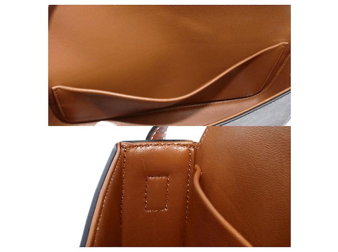 Céline Celine Triomphe Claude Schultertasche Braun - Ansicht 5