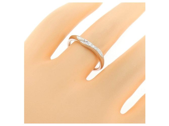 Autre Marque Pt900 Diamantring Silber - Ansicht 5