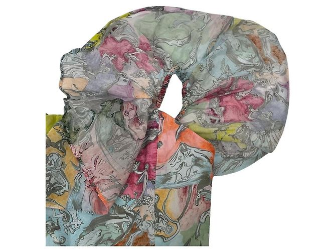 Autre Marque abito a spalle scoperte in misto seta alice+olivia Multicolore - vista 12