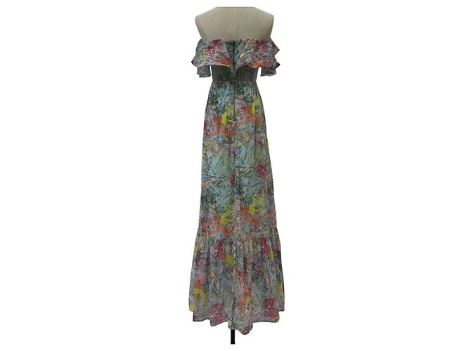 Autre Marque abito a spalle scoperte in misto seta alice+olivia Multicolore - vista 3