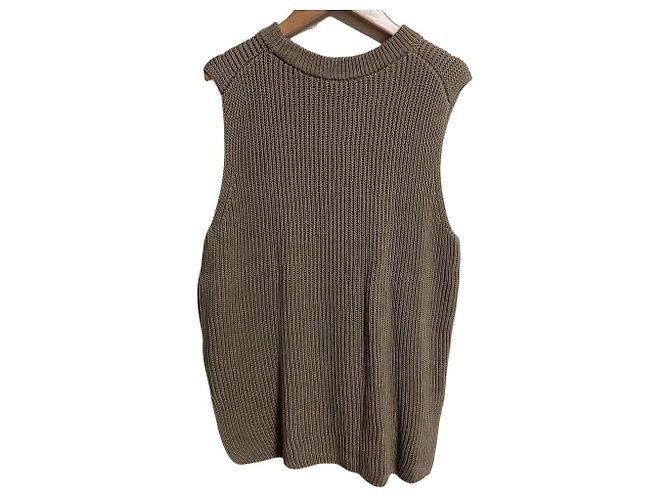 Autre Marque EVERYDAY I LIKE. Chaleco de lino Verde - vista 2