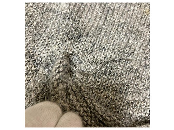 Autre Marque 45R SDL45R Linen Tweed Knit Marrone - vista 11