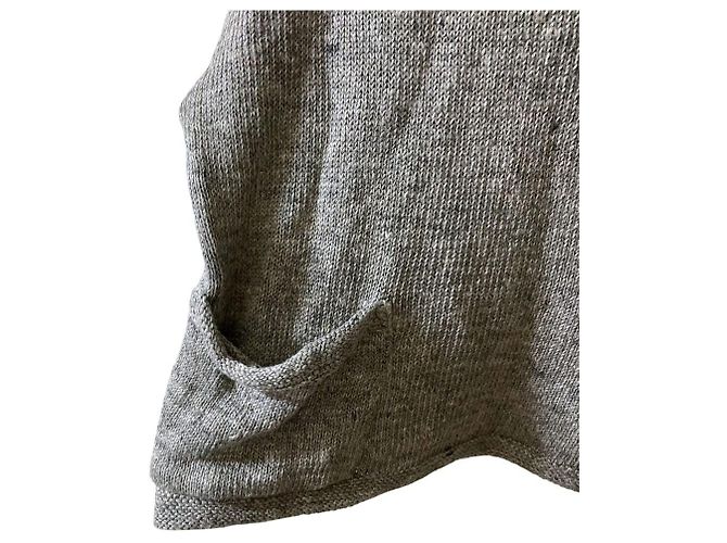 Autre Marque 45R SDL45R Linen Tweed Knit Marrone - vista 4