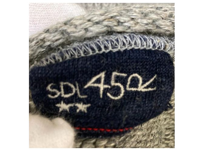 Autre Marque 45R SDL45R Linen Tweed Knit Marrone - vista 6