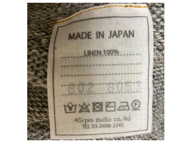 Autre Marque 45R SDL45R Linen Tweed Knit Marrone - vista 8