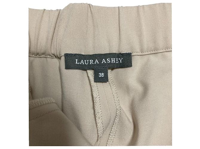 Autre Marque Laura Ashley gerade geschnittene Jerseyhose Beige - Ansicht 6