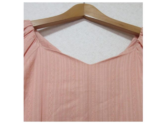 Autre Marque Vestido Largo Venus Swingle Back Ribbon Rosa - vista 4