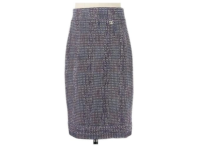 Conjunto de Tweed Chanel Púrpura - vista 13