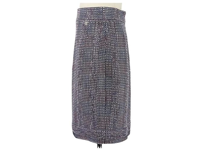 Conjunto de Tweed Chanel Púrpura - vista 14