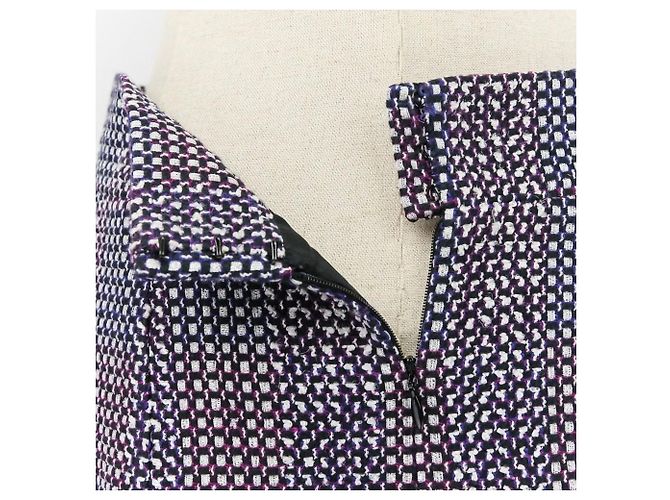 Conjunto de Tweed Chanel Púrpura - vista 16