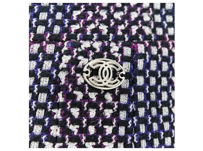 Conjunto de Tweed Chanel Púrpura - vista 17