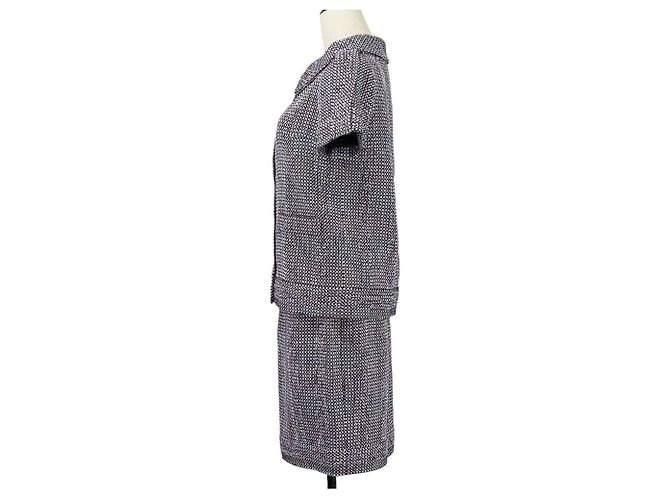 Conjunto de Tweed Chanel Púrpura - vista 3
