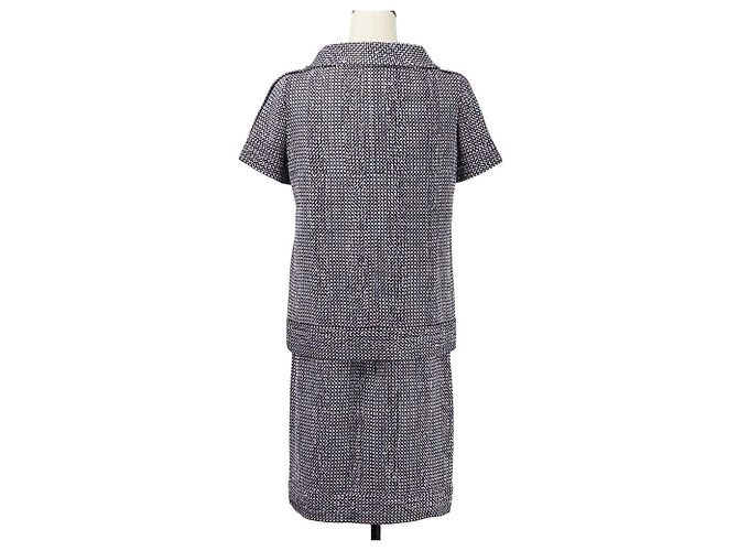 Conjunto de Tweed Chanel Púrpura - vista 4